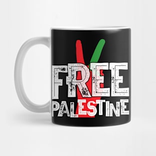 Free Palestine Palestinian Patriotic Ceasefire Tee for Rallys Protests and Solidarity 2024 Mug